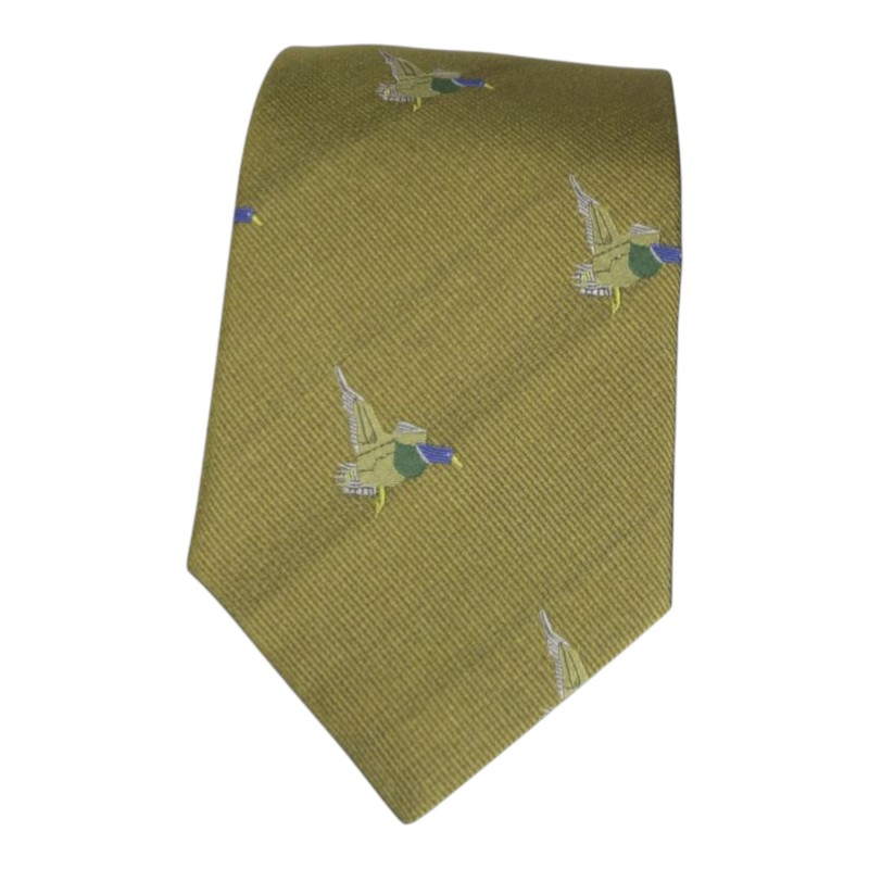 Corbata Oxford Blue Patos seda Gold