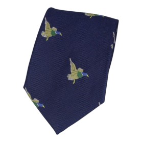 Corbata Oxford Blue Patos seda Navy