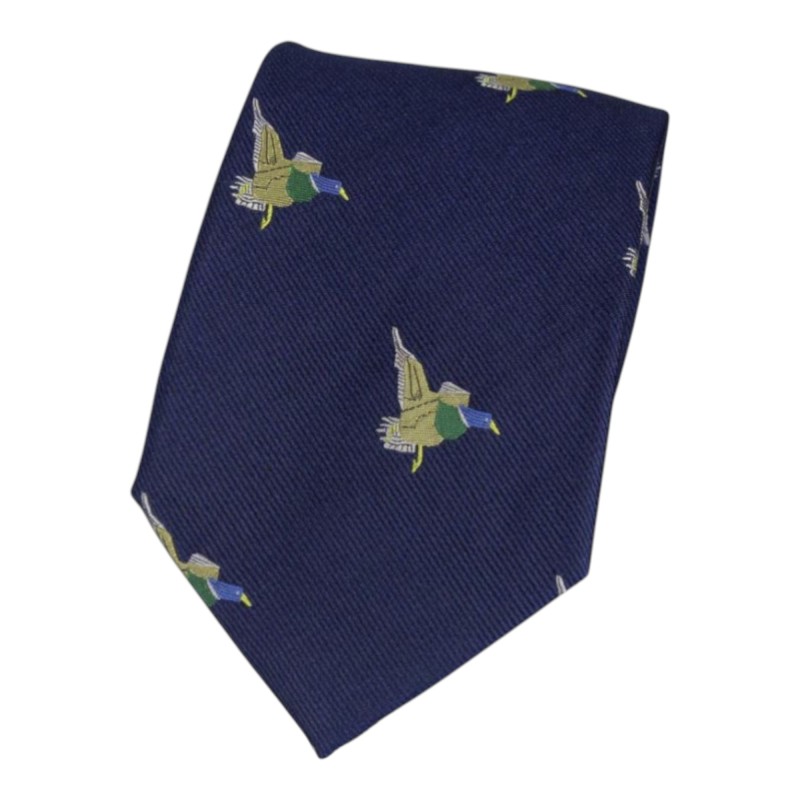 Corbata Oxford Blue Patos seda Navy