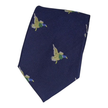 Corbata Oxford Blue Patos seda Navy