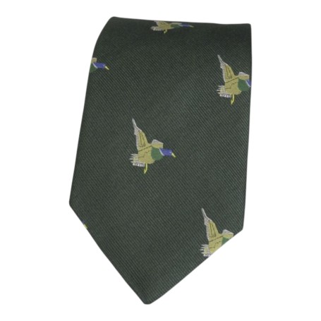 Corbata Oxford Blue Patos seda Green