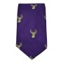 Corbata Oxford Blue Ciervo seda Purple