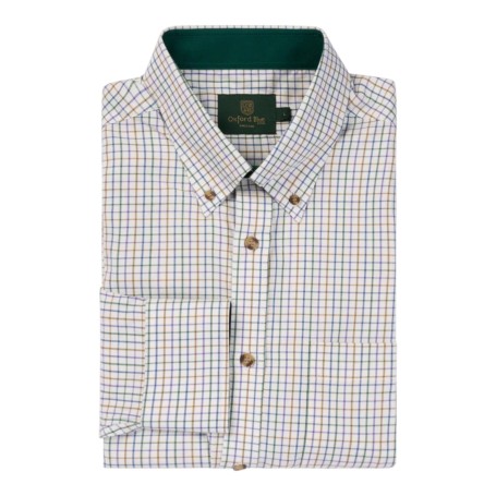 Camisa Oxford Blue London Tattersall Green