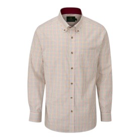 Camisa Oxford Blue London Tattersall Red