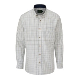 Camisa Oxford Blue London Tattersall  Navy