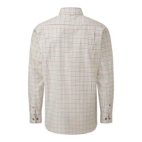 Camisa Oxford Blue Bern Check Orange/Green