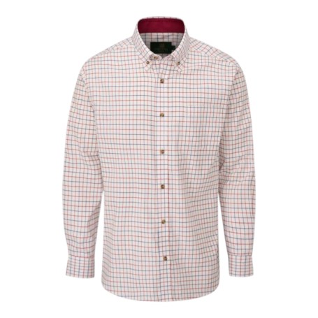 Camisa Oxford Blue Ghent Check Navy/Red