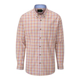 Camisa Oxford Blue Wick Check Red/Orange