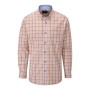 Camisa Oxford Blue Wick Check Red/Orange