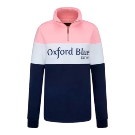 Sudadera Oxford Blue Ladies Girvan - Pink - White - Navy