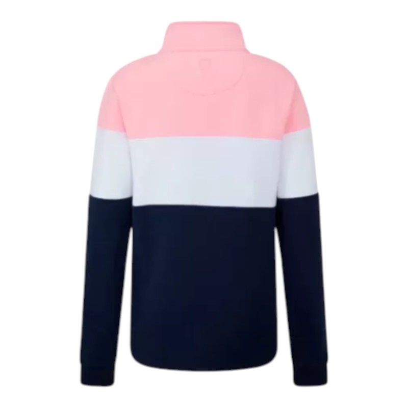 Sudadera Oxford Blue Ladies Girvan - Pink - White - Navy