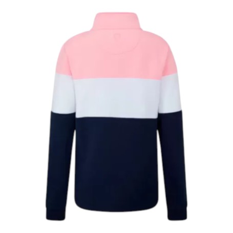 Sudadera Oxford Blue Ladies Girvan - Pink - White - Navy