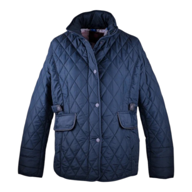 Chaqueta Oxford Blue Maya Quilted Navy