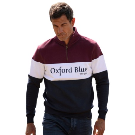 Sudadera Oxford Blue Men Girvan - Plum