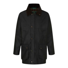 Chaqueta encerada Oxford Blue Countryman Wax Black