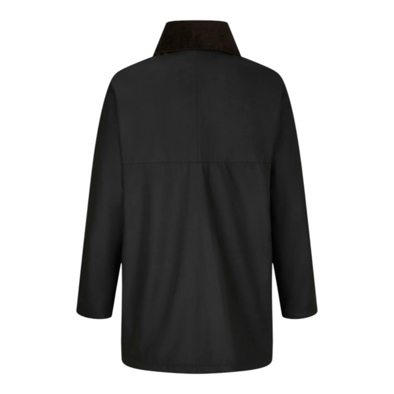 Chaqueta encerada Oxford Blue Countryman Wax Black