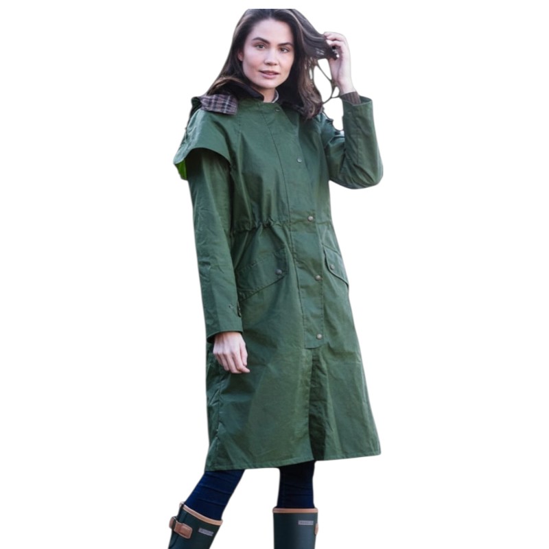 Capa Encerada Oxford Blue Deluxe Long Emerald Green