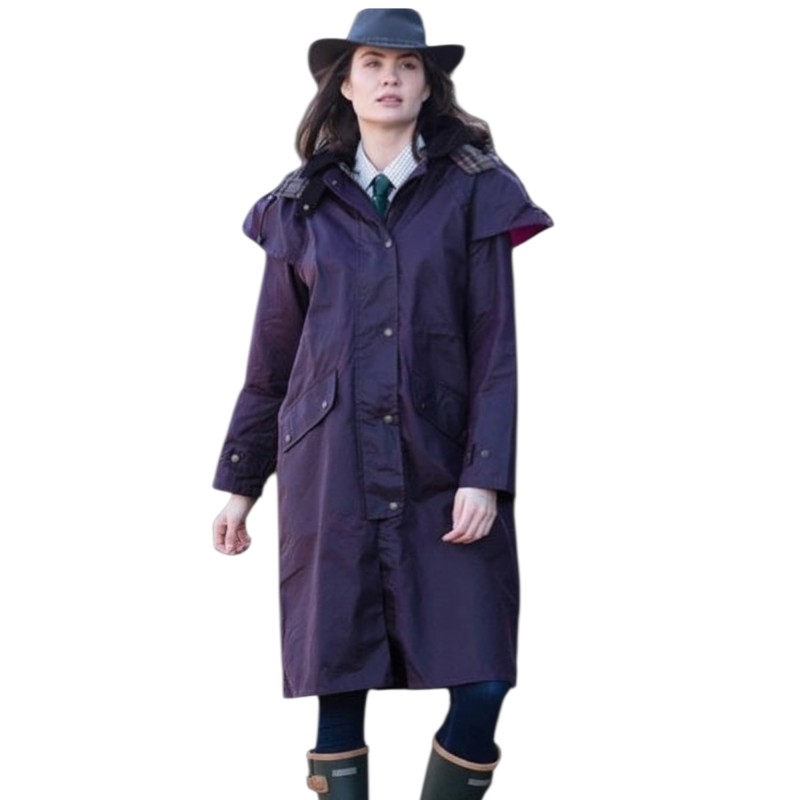 Capa Encerada Oxford Blue Deluxe Long Plum