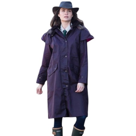 Capa Encerada Oxford Blue Deluxe Long Plum