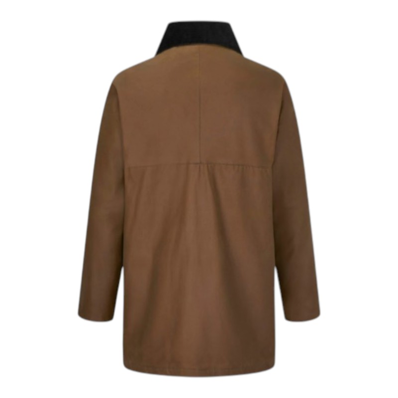 Chaqueta encerada Oxford Blue Countryman Sandstone