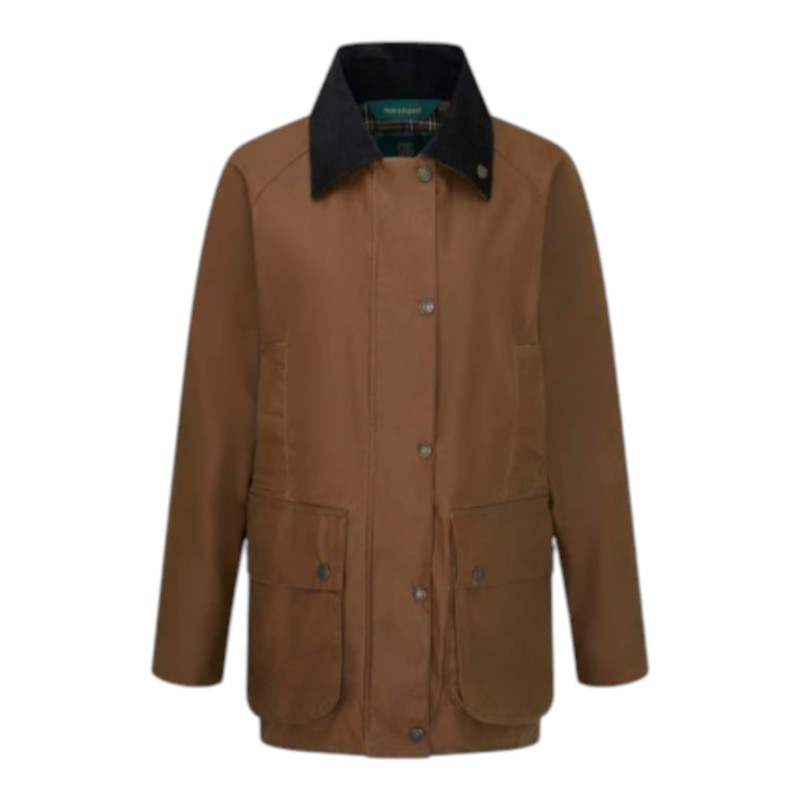 Chaqueta encerfada Oxford Blue Countrygirl Sandstone