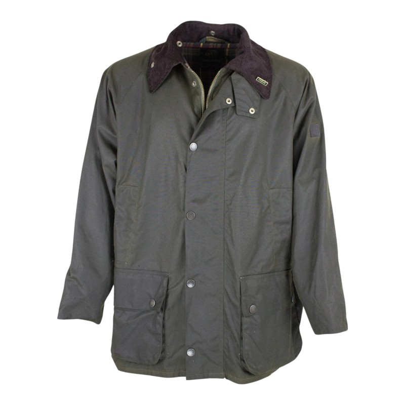Chaqueta encerada Oxford Blue Gamekeeper Green