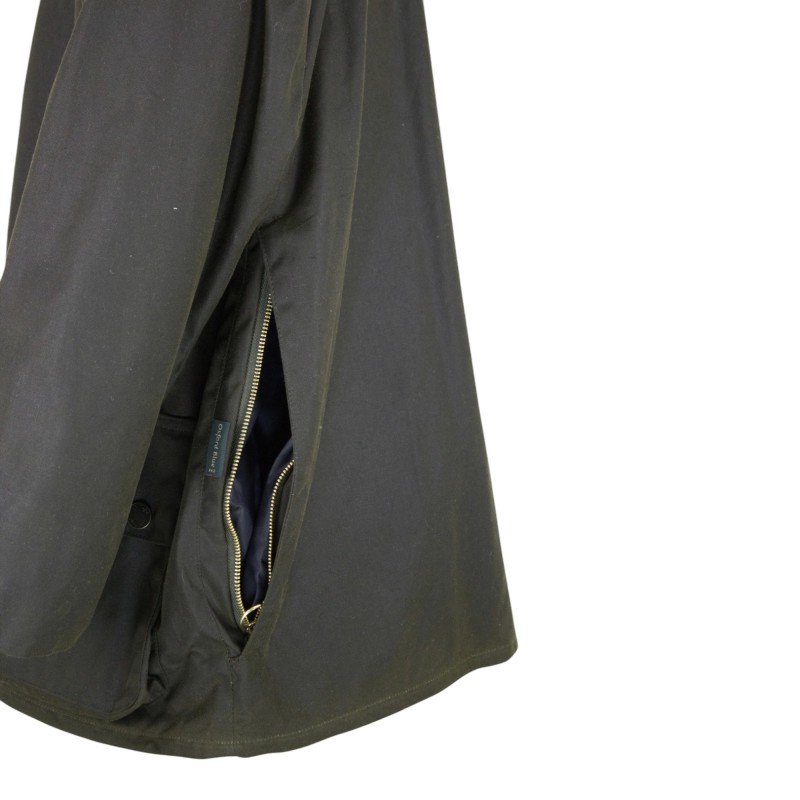 Chaqueta encerada Oxford Blue Gamekeeper Green