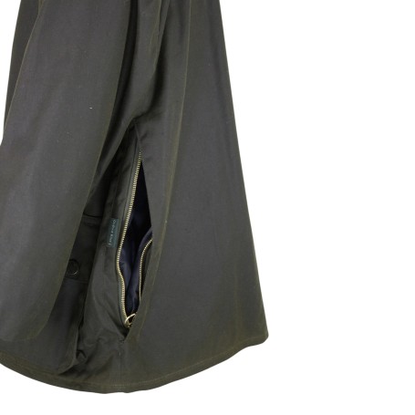 Chaqueta encerada Oxford Blue Gamekeeper Green