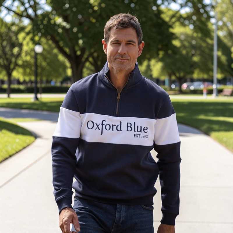 Sudadera Oxford Blue Men Troon - Navy