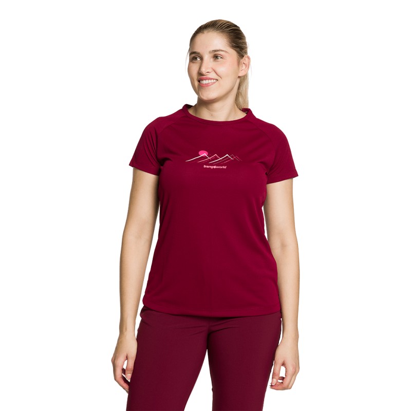 Trangoworld CAMISETA MUDGEE BURDEOS