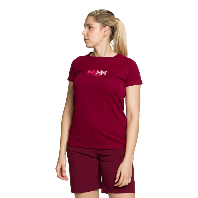 Trangoworld CAMISETA KEMPSEY BURDEOS