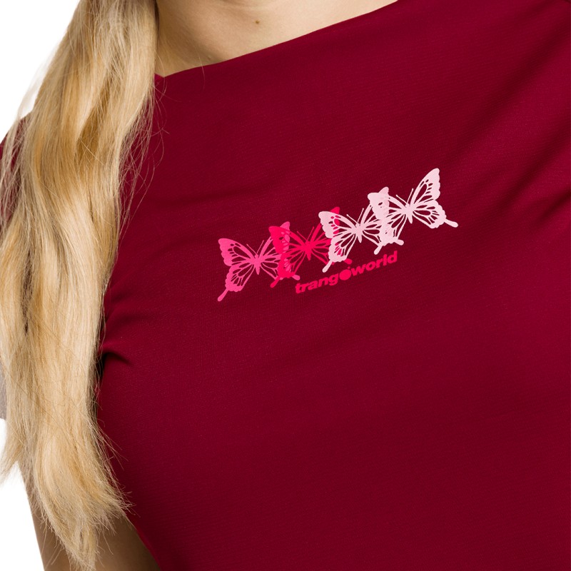 Trangoworld CAMISETA KEMPSEY BURDEOS