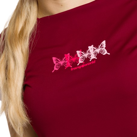 Trangoworld CAMISETA KEMPSEY BURDEOS