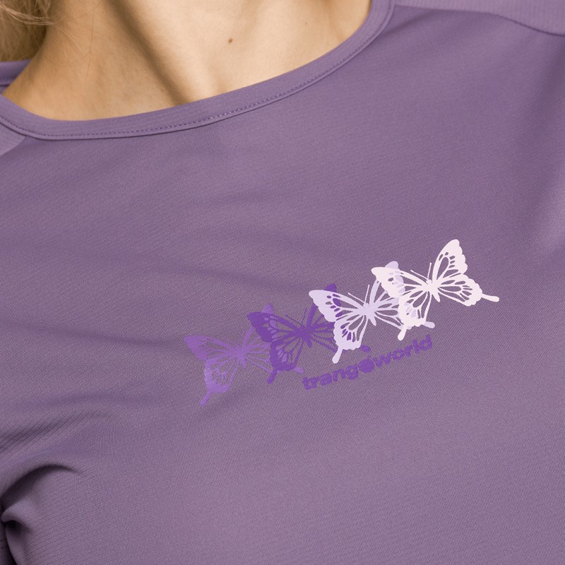 Trangoworld CAMISETA KEMPSEY MORADO