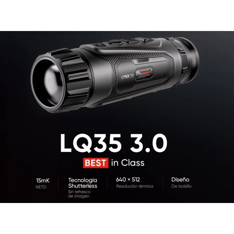 Monocular térmico HIKMICRO LYNX Pro LQ35 3.0, 640 × 512, 15mK, 1800 mt.