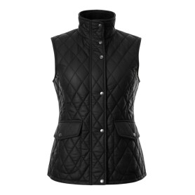 Chaleco encerado Oxford Blue Newbury Quilted Black