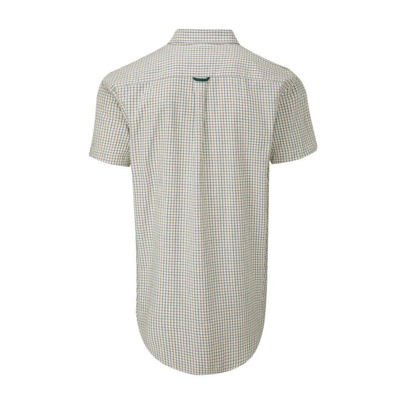 Camisa Manga Corta Oxford Blue London Tattersall Green