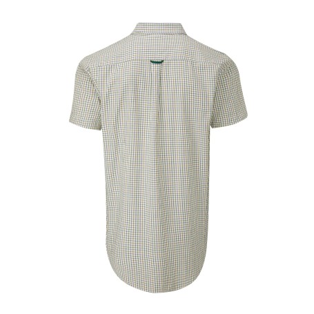 Camisa Manga Corta Oxford Blue London Tattersall Green