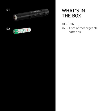 Led Lenser Linterna P2R Recargable