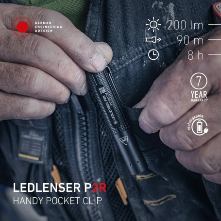 Led Lenser Linterna P2R Recargable