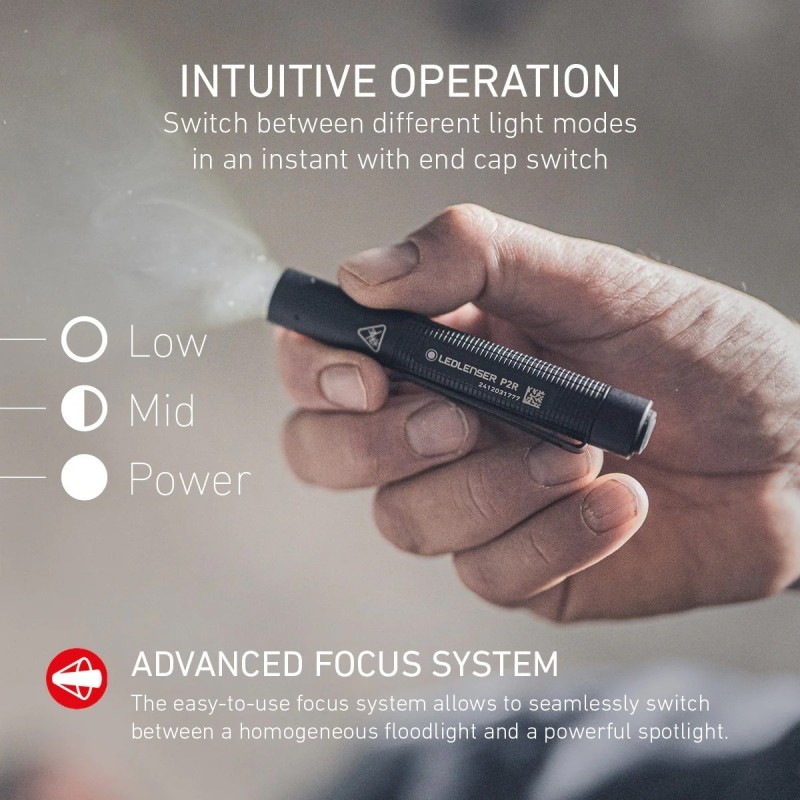 Led Lenser Linterna P2R Recargable