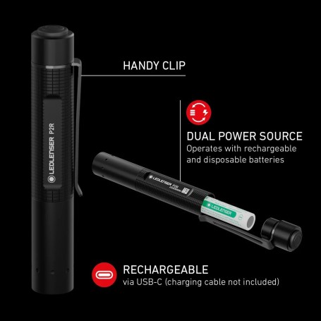 Led Lenser Linterna P2R Recargable