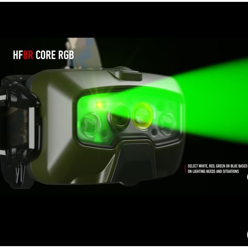 Led Lenser Frontal HF8R CORE RGB Camuflaje