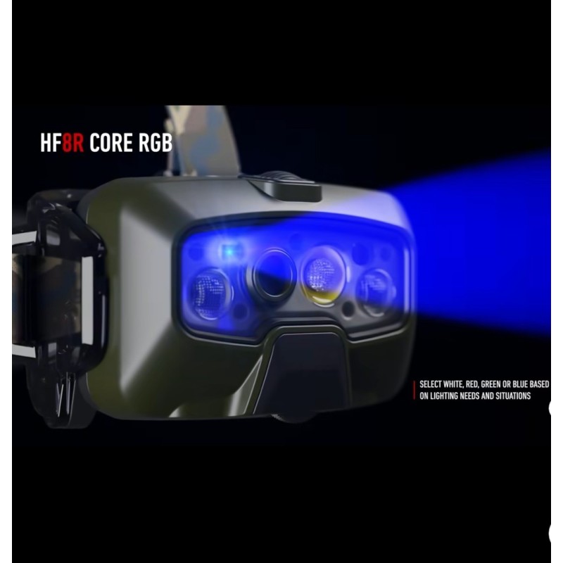 Led Lenser Frontal HF8R CORE RGB Camuflaje