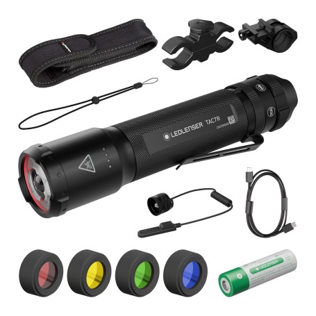 Led Lenser Kit de Armas TAC7R Recargable