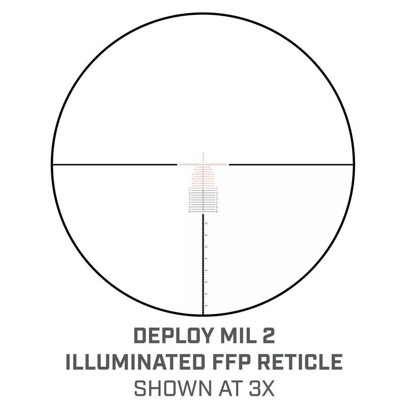 Visor BUSHNELL MATCH PRO ED 3-18x50 Side Focus Deploy MIL 2 FFP ilum.