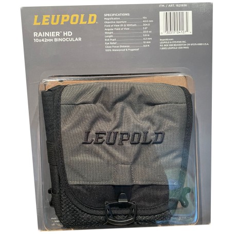 Prismático LEUPOLD Rainier HD (kit) - 10x42 negro