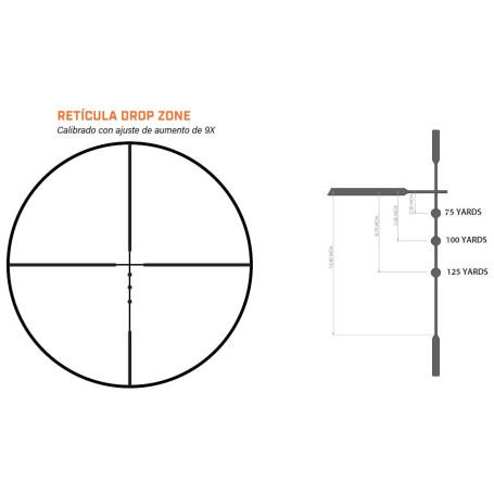 Visor BUSHNELL R3 3-9x40 DZ22 BDC