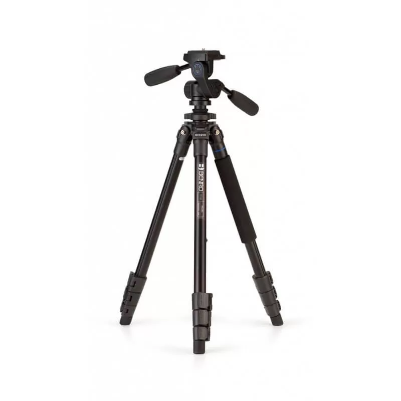 Tripé de alumínio Benro iSTUDIO TIS18A + cabeça esférica HD1 + case - TIS18AHD1 - Benro - Tripés Benro