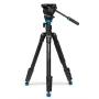 Trípode de Aluminio BENRO Aero 4 + Rótula S4 + Funda + Correa + Pinchos - Aero 4 - Benro - Trípodes BENRO